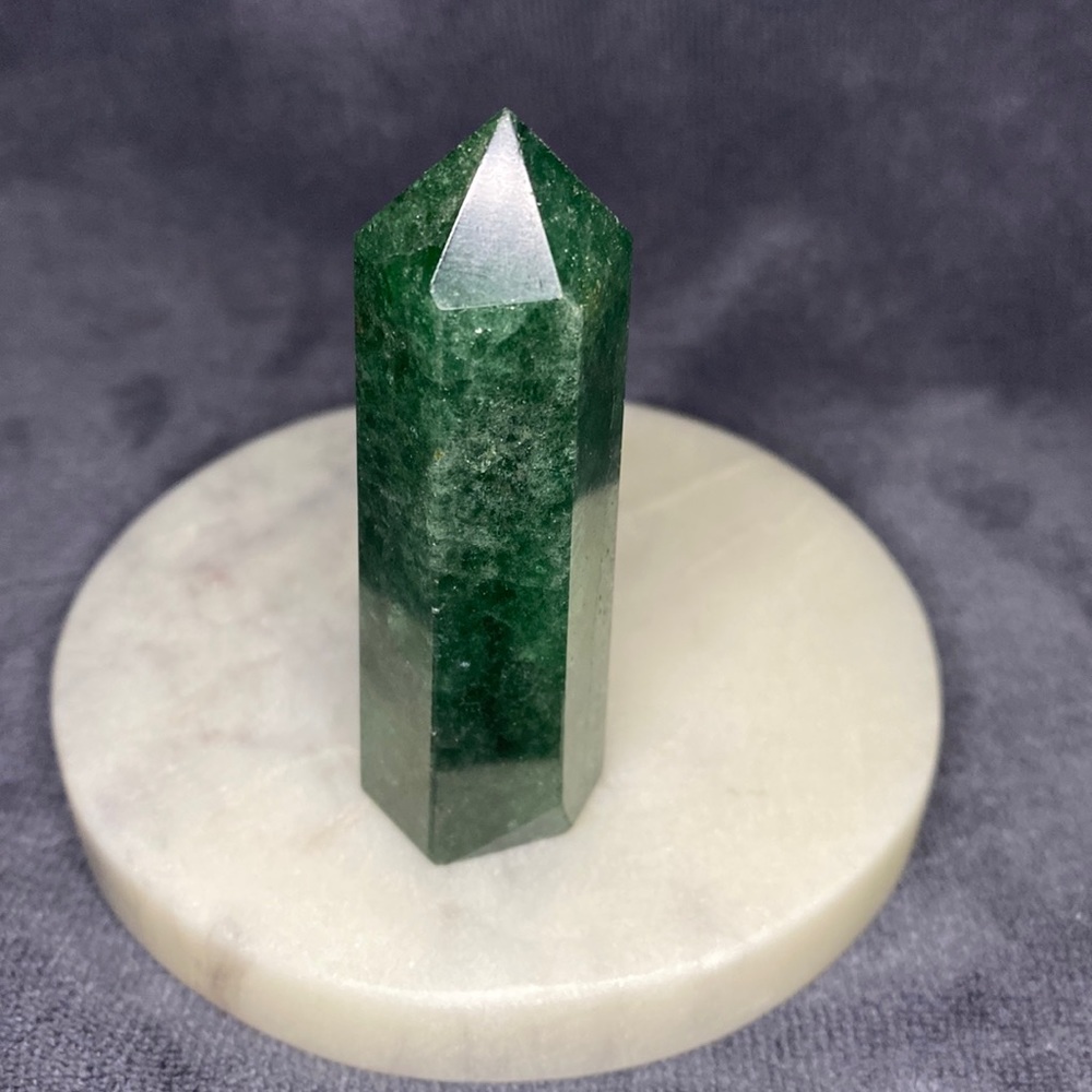 Green Strawberry Quartz Tower